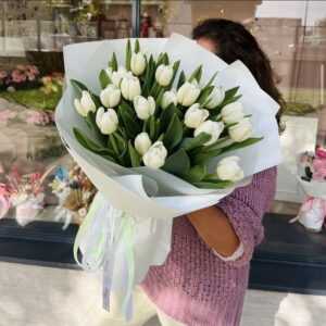 Bukiet "Tulipan biały" 1