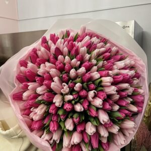 Bukiet “Mix pink tulips” 1