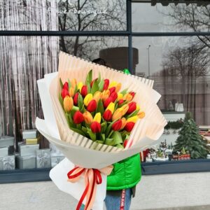 Bouquet "Mixed tulips "1