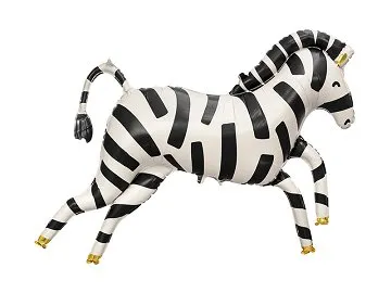 Balon foliowy Zebra