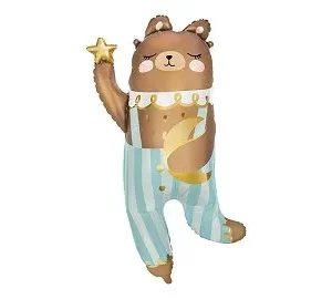 Balon foliowy Miś z gwiazdką