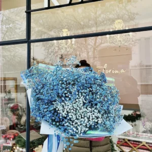 Букет "Гипсофила синяя"