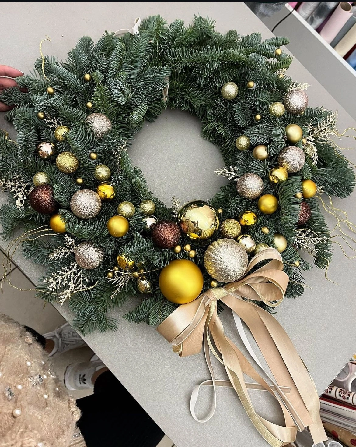 Wianek świąteczny z nobilisu #2