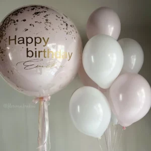 Букет воздушных шаров "С днем рождения!