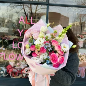 Букет "Румянец любви"