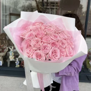 Букет розовых роз О'Хара