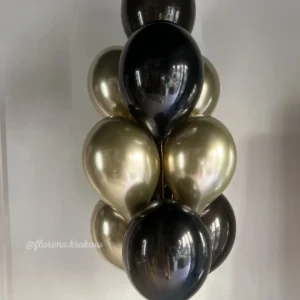 Букет из воздушных шаров #96 черно-золотой