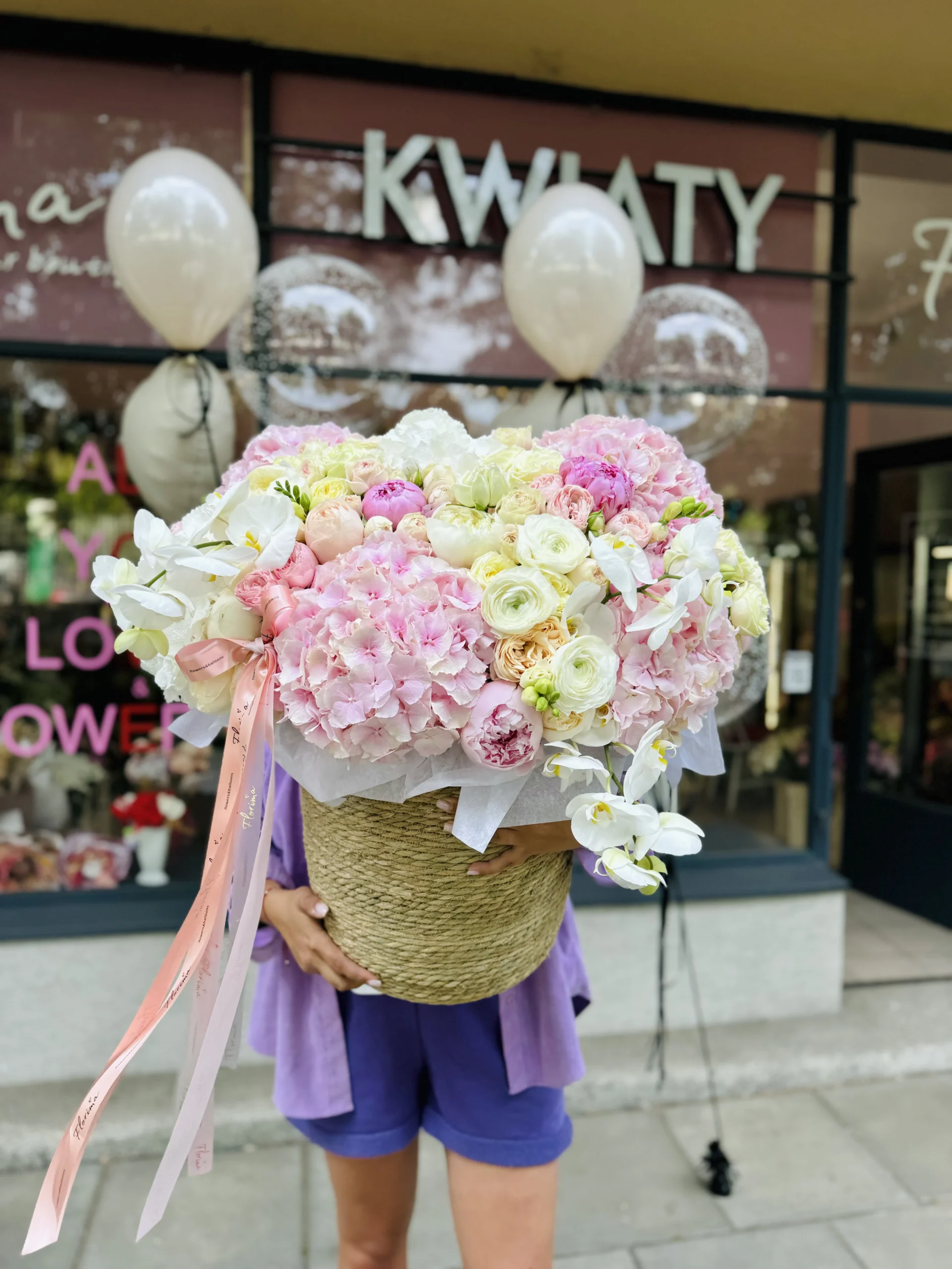 Flowerbox #7 hortensja, piwonia i storczyk — изображение 2