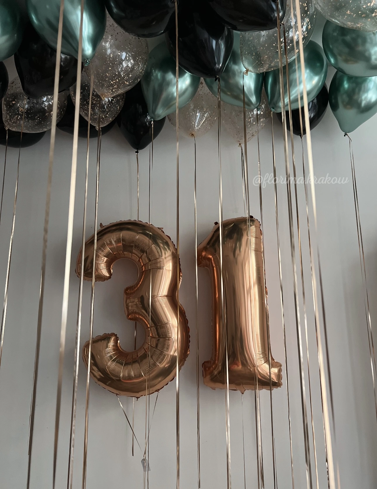 Набор воздушных шаров #127 цифры и потолочные шары