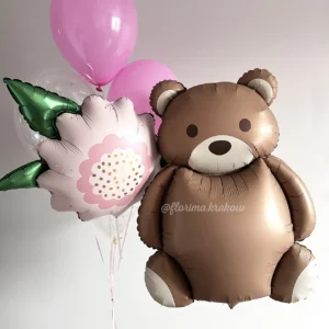 Balloon set #179 Teddy bear balloon and balloon bouquet