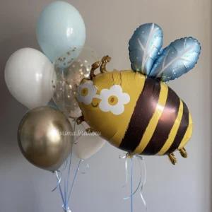 Набор воздушных шаров #189 Букет из пчел и воздушных шаров