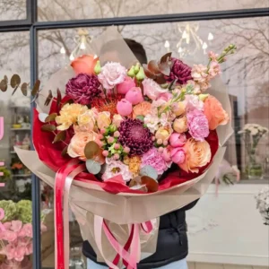 Bouquet #70 mix with peony roses