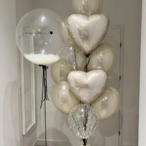 Набор воздушных шаров #264: шары-пузыри и букет воздушных шаров