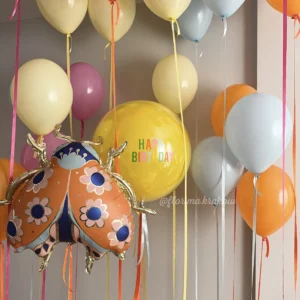 Набор воздушных шаров #301 для дня рождения, яркие.