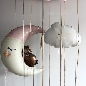 Набор воздушных шаров #283 для встречи новорожденной девочки.