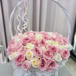 #19 Корзина с пионами О'Хара и Кэндллайт